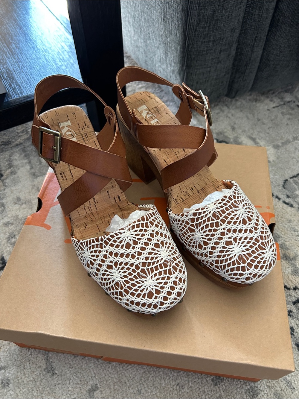 Korks Wendy Congo Crochet Sandals